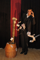 magicien pour organisation arbre de noel et spectacle anniversaire d'enfant